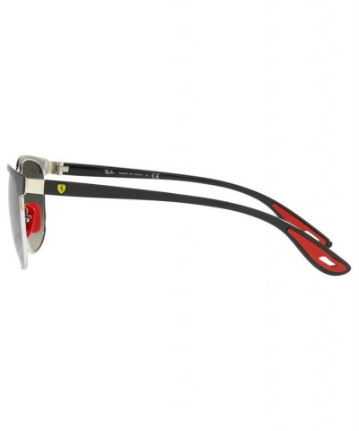 RB3698M Scuderia Ferrari Collection 53 Unisex Sunglasses Black on Silver-Tone $73.50 Unisex