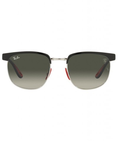 RB3698M Scuderia Ferrari Collection 53 Unisex Sunglasses Black on Silver-Tone $73.50 Unisex