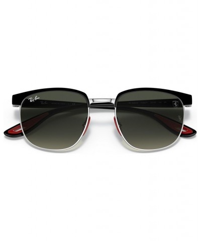 RB3698M Scuderia Ferrari Collection 53 Unisex Sunglasses Black on Silver-Tone $73.50 Unisex