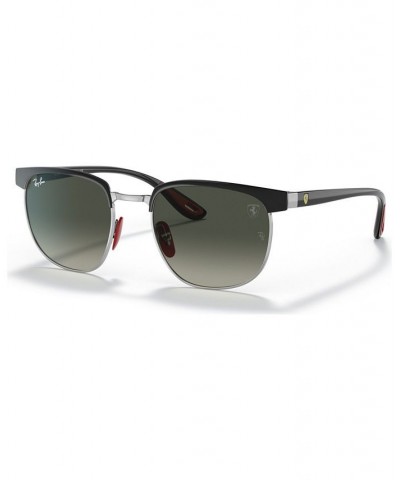 RB3698M Scuderia Ferrari Collection 53 Unisex Sunglasses Black on Silver-Tone $73.50 Unisex