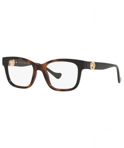 Women's Rectangle Eyeglasses GC00163251-X Brown $69.75 Womens