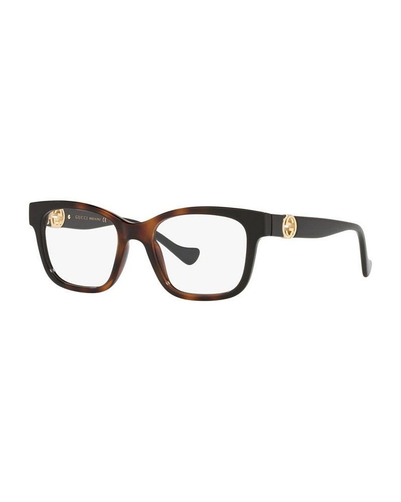 Women's Rectangle Eyeglasses GC00163251-X Brown $69.75 Womens