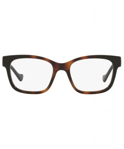 Women's Rectangle Eyeglasses GC00163251-X Brown $69.75 Womens