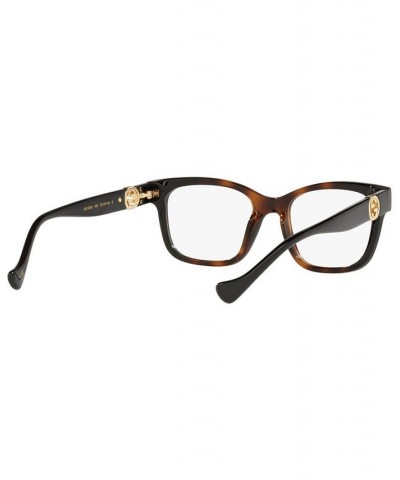 Women's Rectangle Eyeglasses GC00163251-X Brown $69.75 Womens