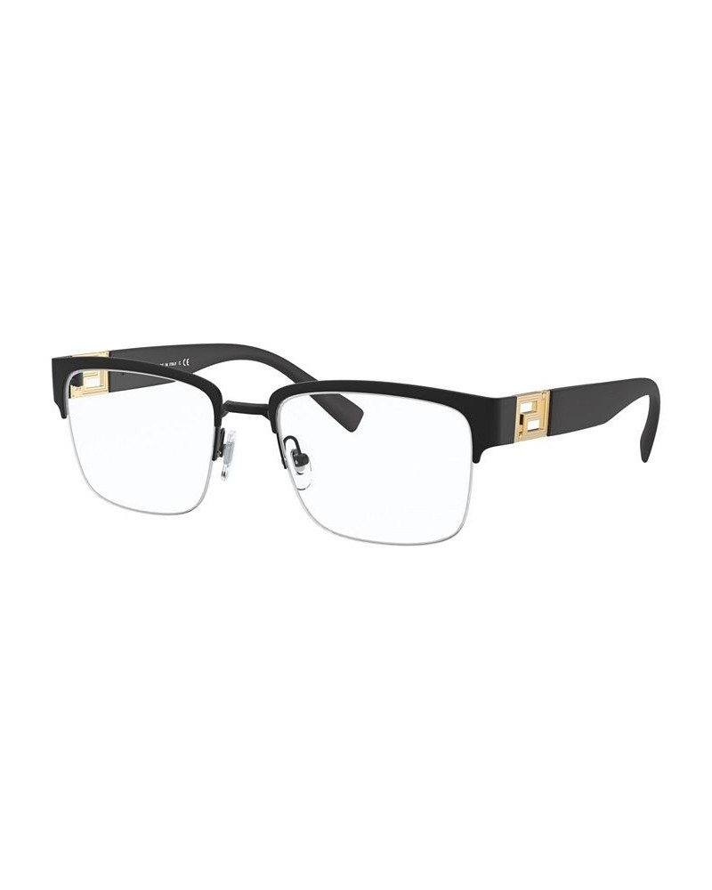 VE1272 Men's Rectangle Eyeglasses Matte Black $33.96 Mens