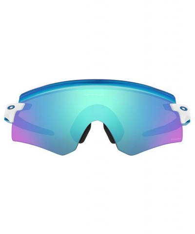 Men's Encoder Sunglasses OO9471 36 POLISHED WHITE/PRIZM SAPPHIRE $64.25 Mens