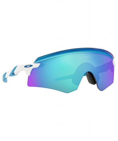 Men's Encoder Sunglasses OO9471 36 POLISHED WHITE/PRIZM SAPPHIRE $64.25 Mens