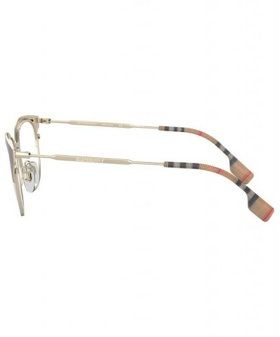 BE1334 Women's Square Eyeglasses Gold Red $39.88 Womens