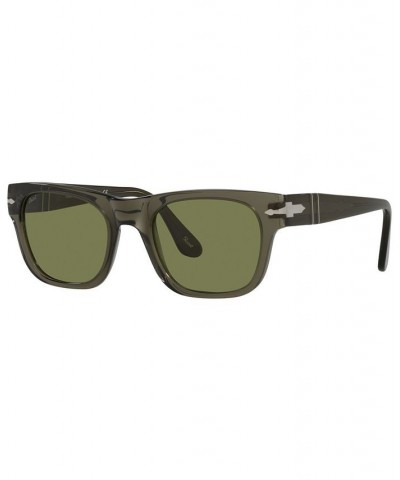 Unisex Sunglasses PO3269S 52 OPAL SMOKE/LIGHT GREEN $92.10 Unisex