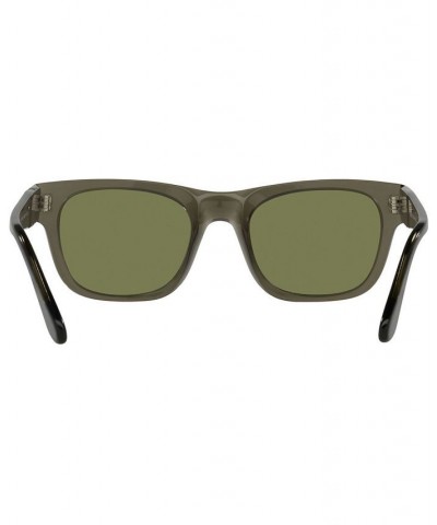 Unisex Sunglasses PO3269S 52 OPAL SMOKE/LIGHT GREEN $92.10 Unisex