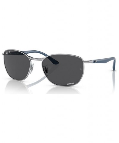 Unisex Polarized Sunglasses RB370257-P Gunmetal $62.64 Unisex