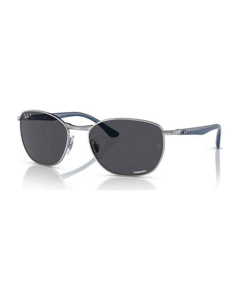 Unisex Polarized Sunglasses RB370257-P Gunmetal $62.64 Unisex