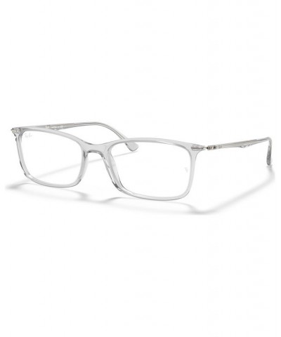 RX7031 Unisex Rectangle Eyeglasses Transparen $41.04 Unisex