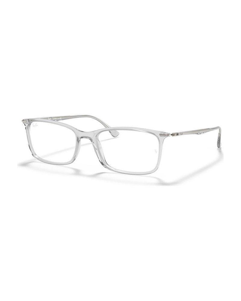 RX7031 Unisex Rectangle Eyeglasses Transparen $41.04 Unisex