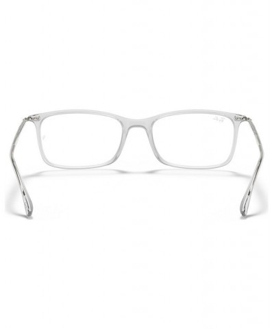 RX7031 Unisex Rectangle Eyeglasses Transparen $41.04 Unisex