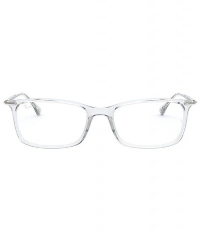 RX7031 Unisex Rectangle Eyeglasses Transparen $41.04 Unisex