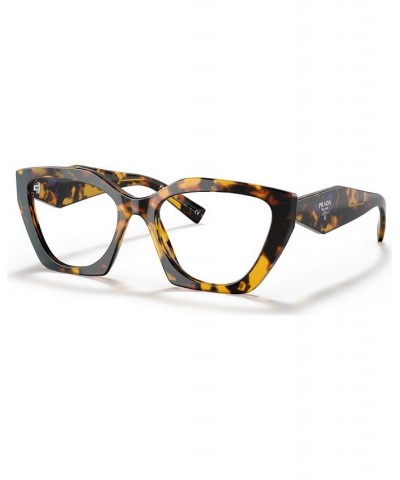 Women's Irregular Eyeglasses PR09YV54-O Teal Tortoise $67.86 Womens