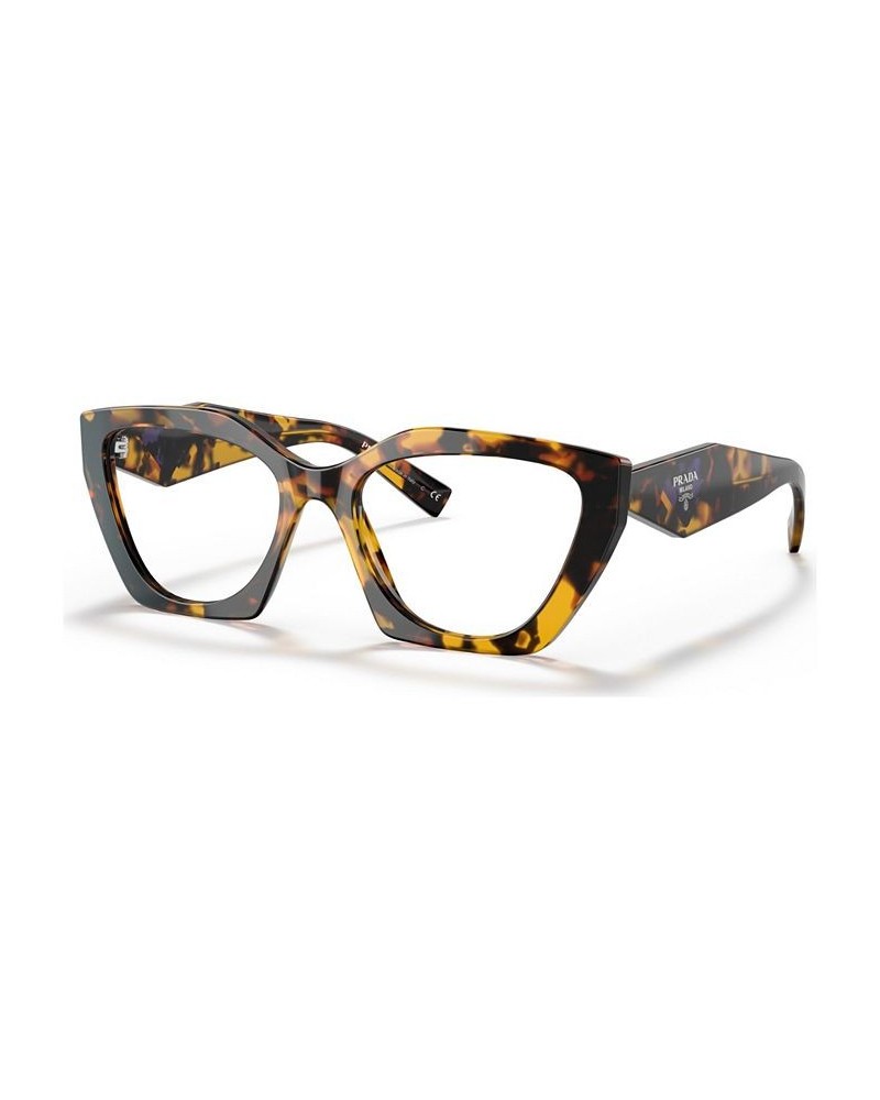 Women's Irregular Eyeglasses PR09YV54-O Teal Tortoise $67.86 Womens