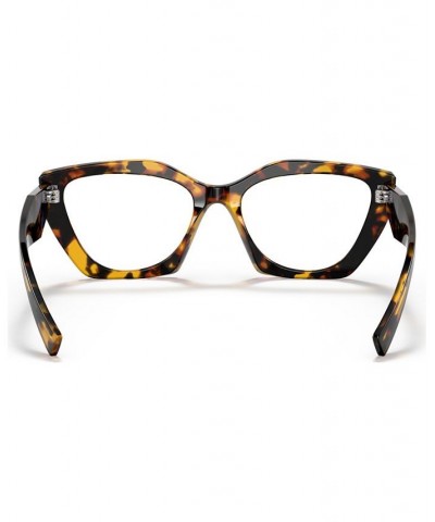 Women's Irregular Eyeglasses PR09YV54-O Teal Tortoise $67.86 Womens