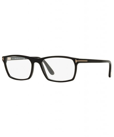 TR000539 Men's Rectangle Eyeglasses Black $58.20 Mens