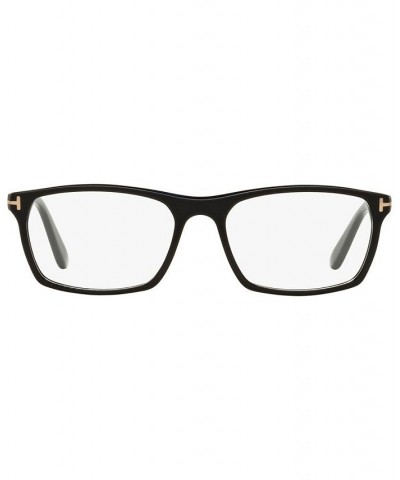 TR000539 Men's Rectangle Eyeglasses Black $58.20 Mens