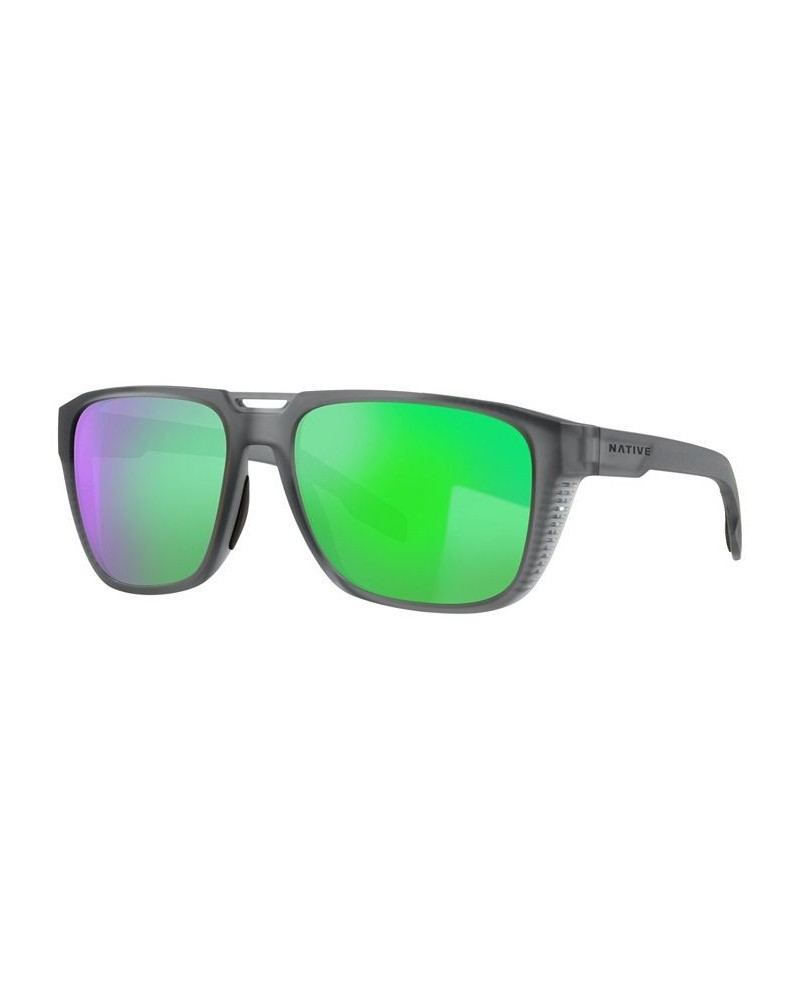 Native Men's Polarized Sunglasses XD9038 Mammoth 57 Matte Black $16.56 Mens