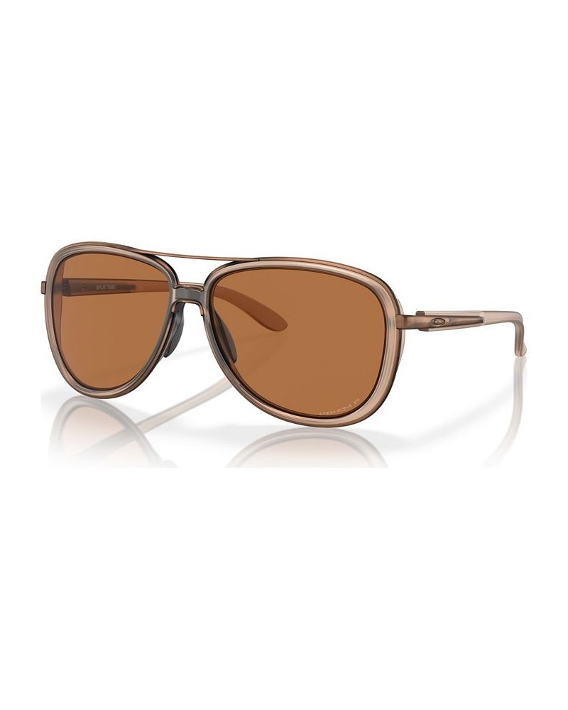 Women's Polarized Sunglasses Split Time Matte Sepia $64.96 Womens