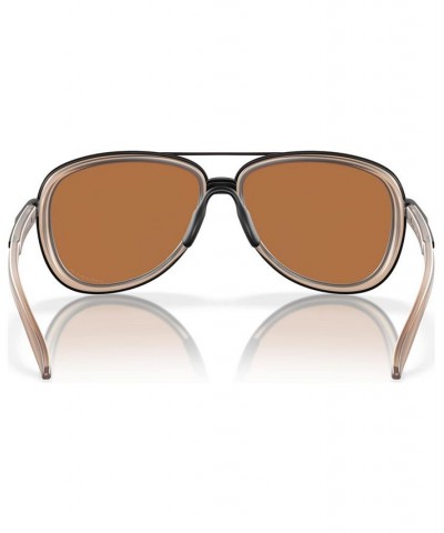 Women's Polarized Sunglasses Split Time Matte Sepia $64.96 Womens